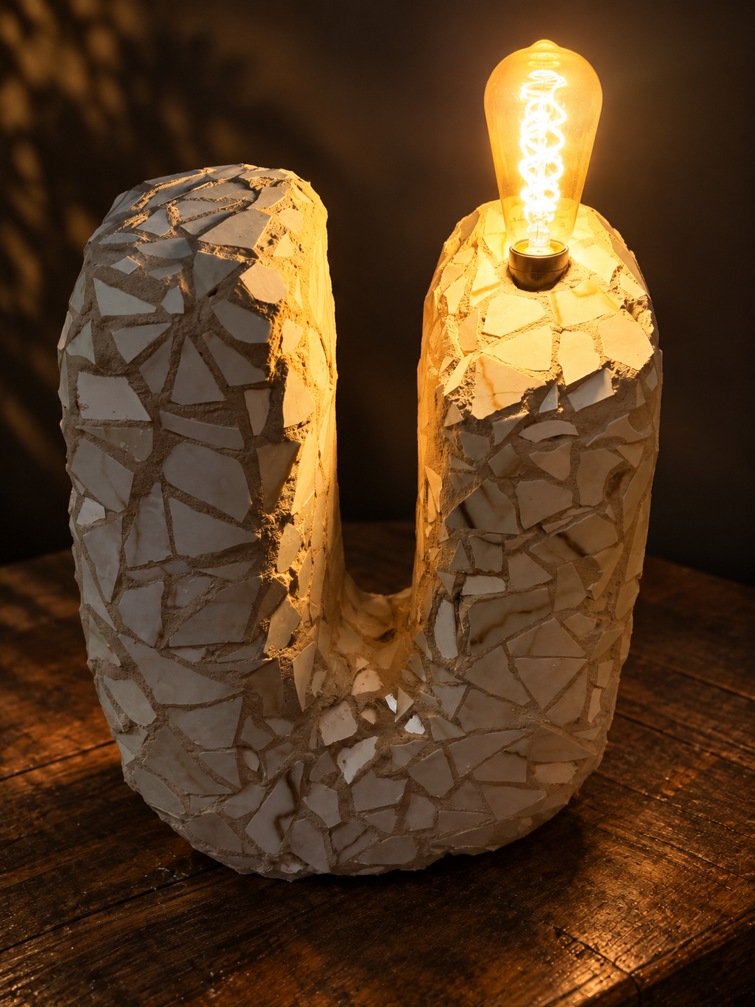 Création lumineuse sculpturale