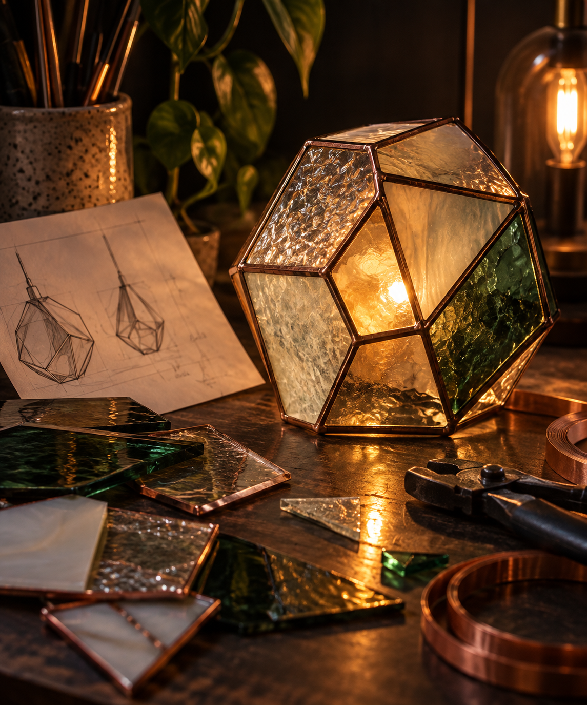 Vitrail et lumière